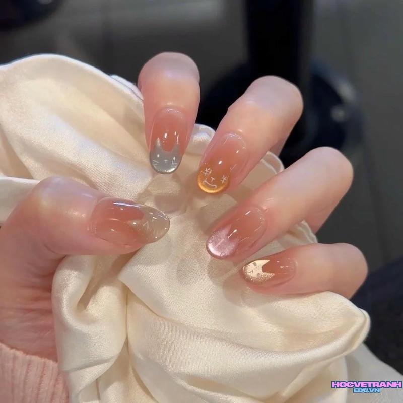 Bộ sưu tập ảnh nail con mèo cực đẹp