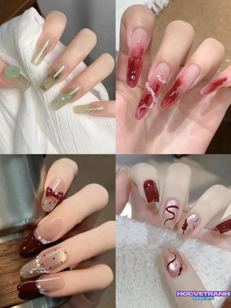 Bộ sưu tập ảnh nail con rắn trend nhất