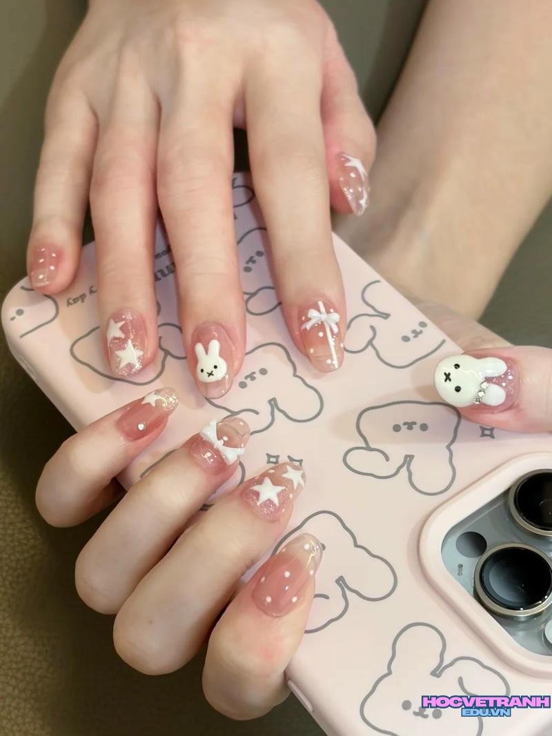 Bộ sưu tập ảnh nail con thỏ chất lượng cao
