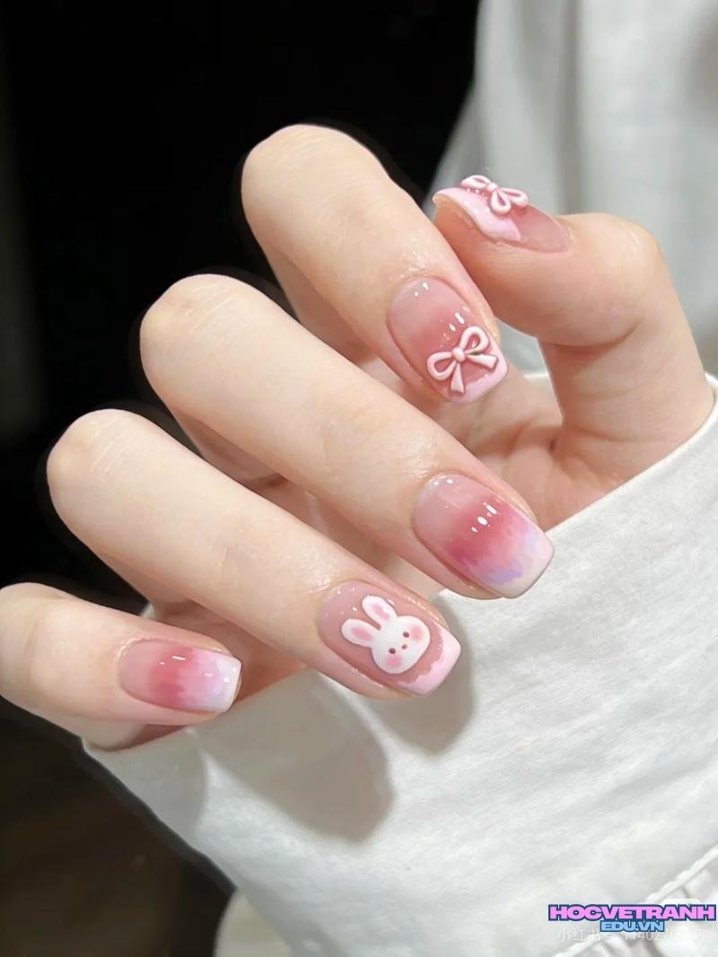 Bộ sưu tập ảnh nail con thỏ chất lượng nhất