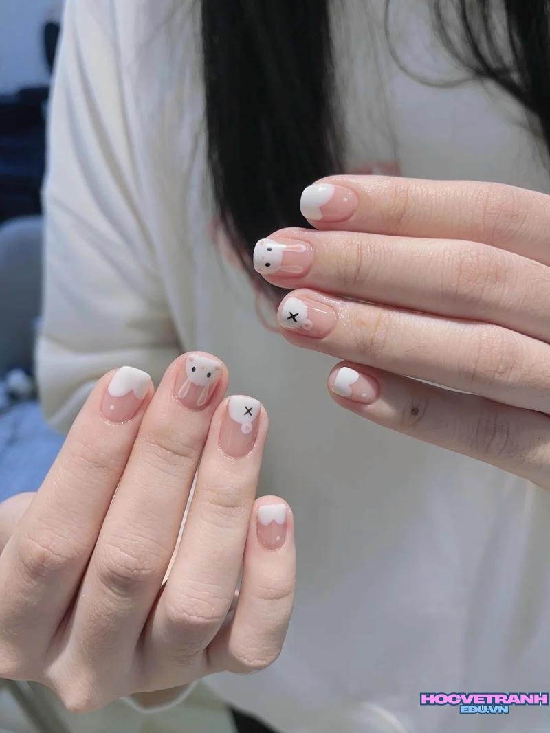 Bộ sưu tập ảnh nail con thỏ trend nhất