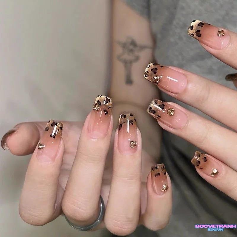 Bộ sưu tập ảnh nail da báo cực đẹp
