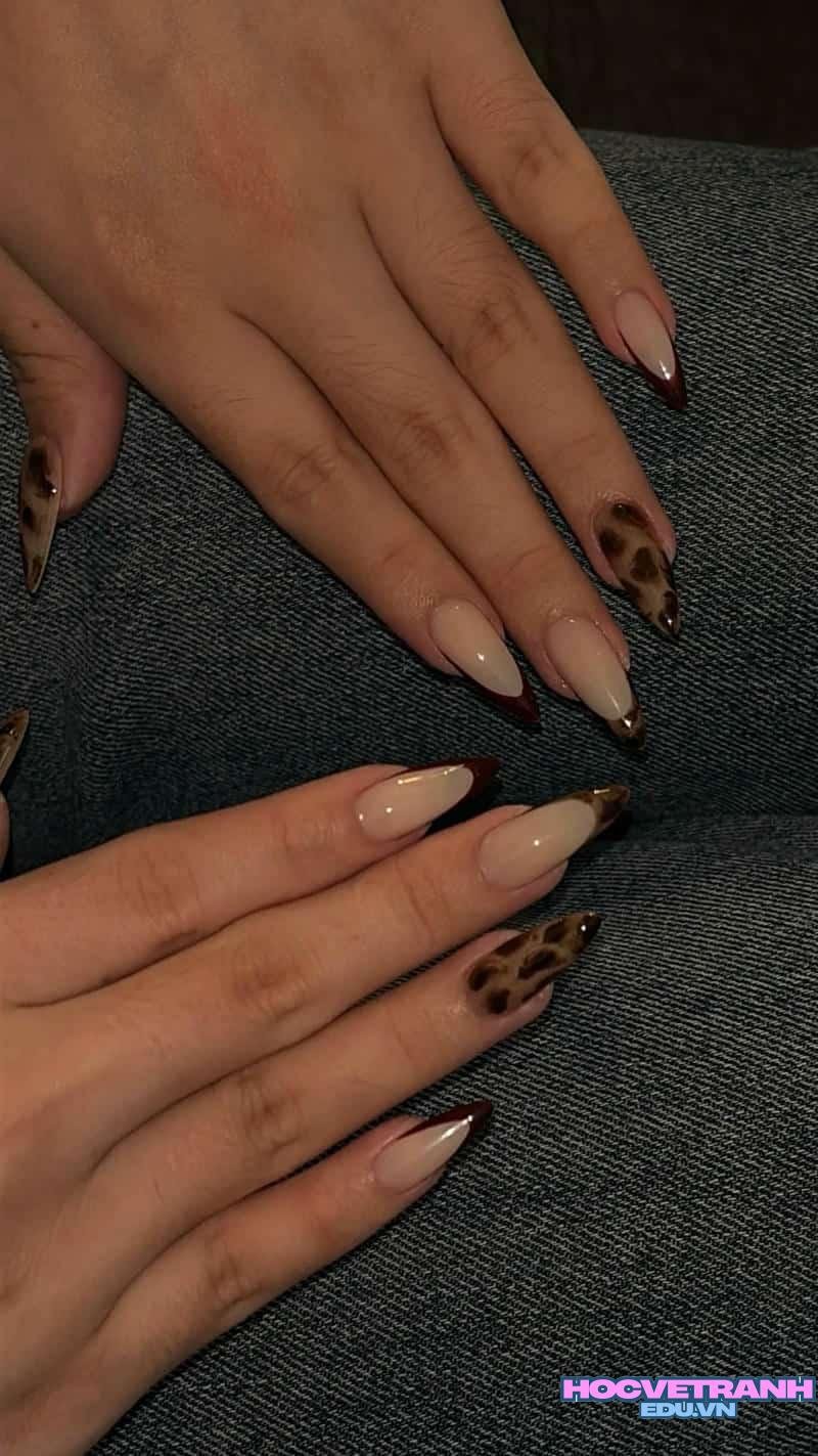Bộ sưu tập ảnh nail da báo mới nhất