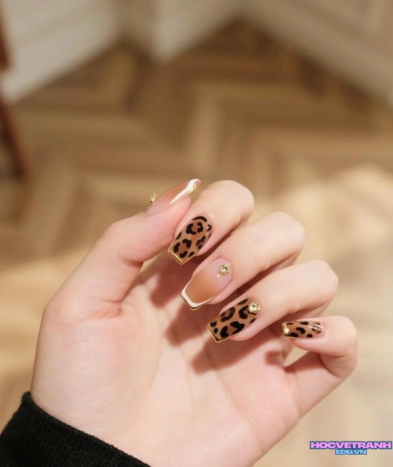Bộ sưu tập ảnh nail da báo trend nhất