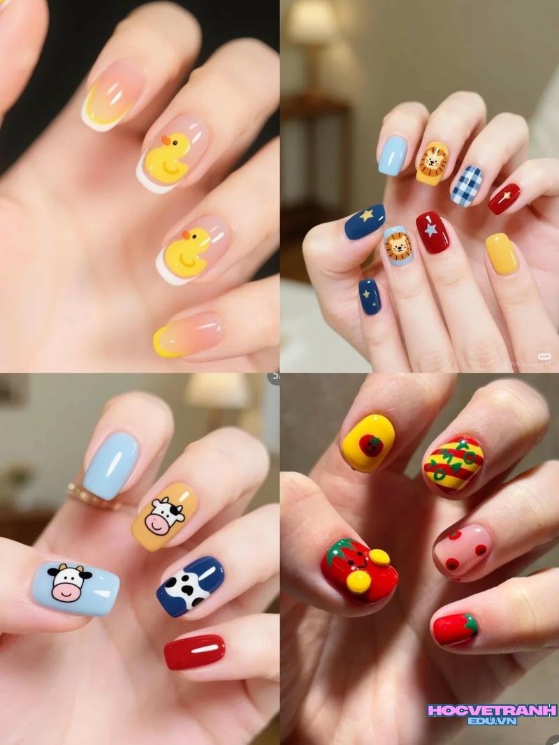 Bộ sưu tập ảnh nail hình con vật chất lượng nhất