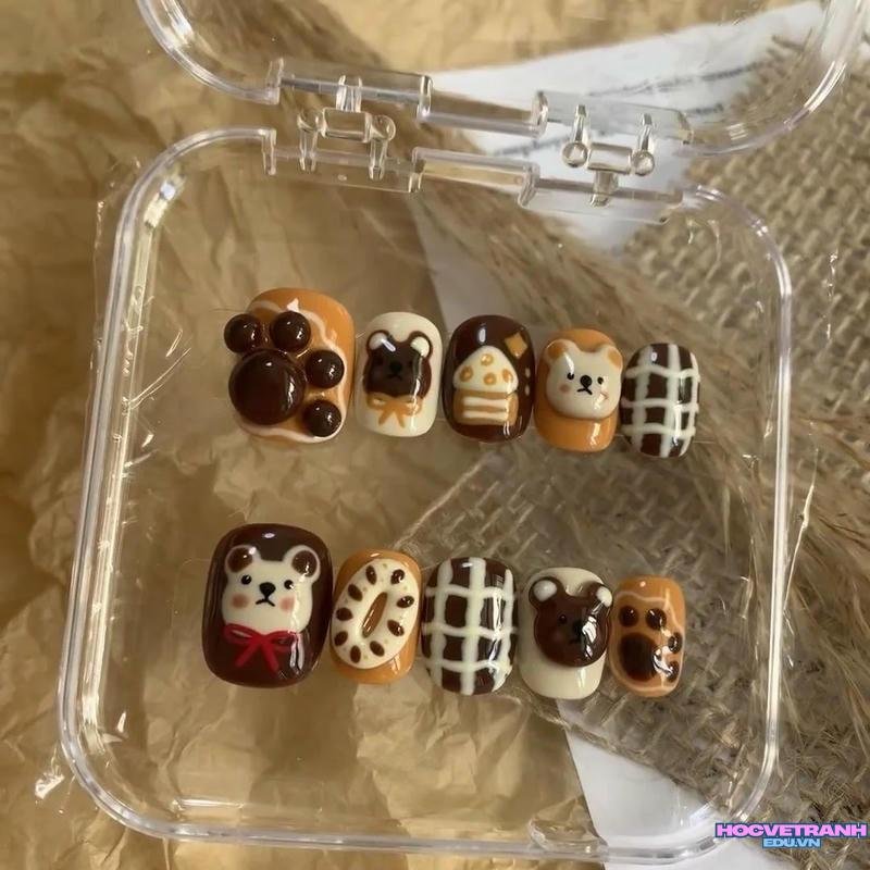 Bộ sưu tập ảnh nail hình con vật trend nhất
