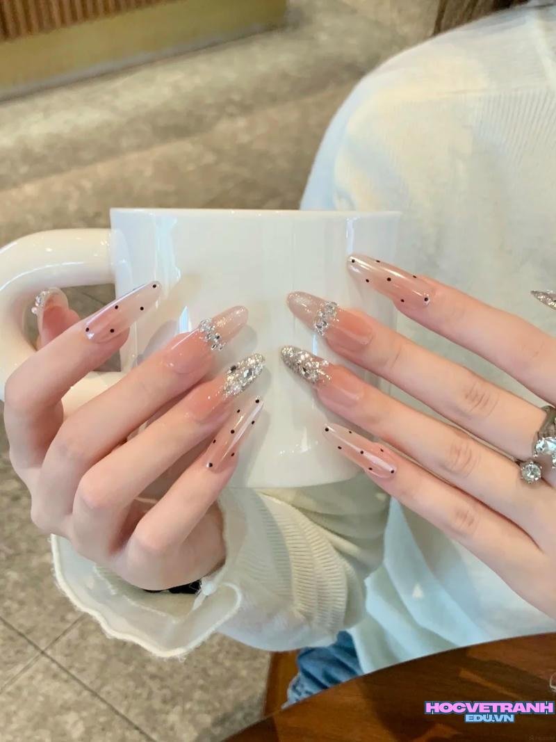 Bộ sưu tập ảnh nail kim tuyến chất lượng nhất