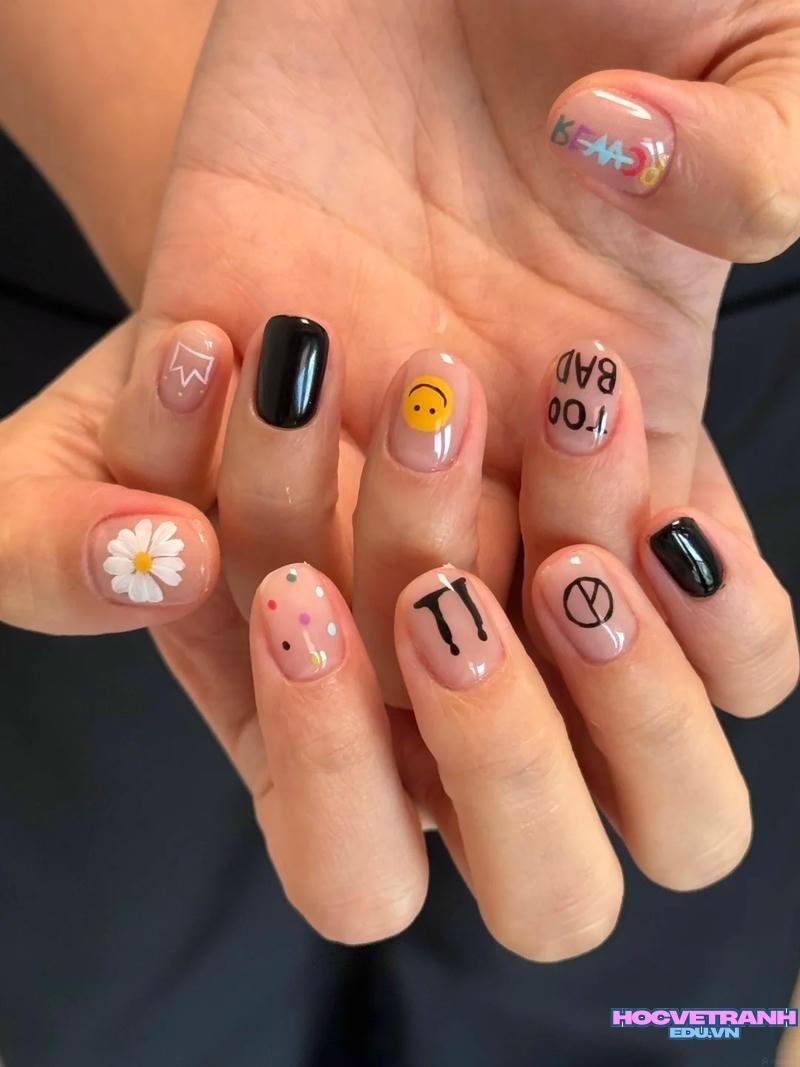 Bộ sưu tập ảnh nail mặt cười chất lượng cao