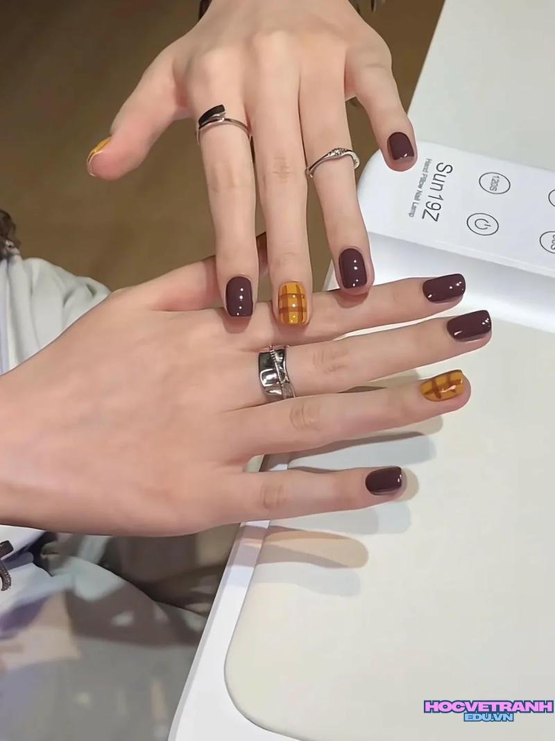 Bộ sưu tập ảnh nail màu nâu chất lượng nhất