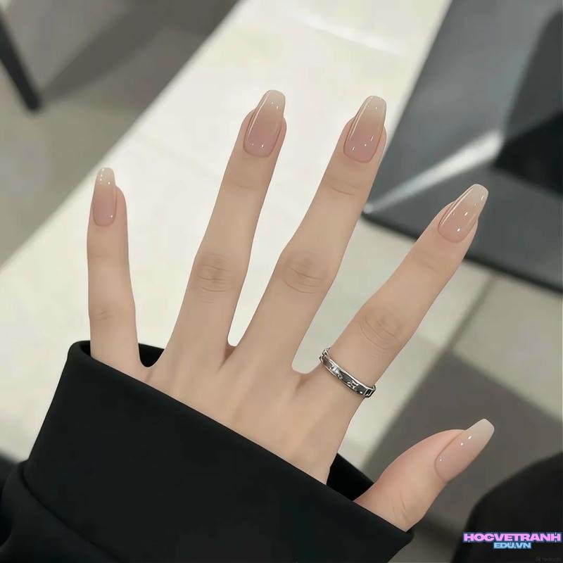 Bộ sưu tập ảnh nail màu nude chất lượng cao