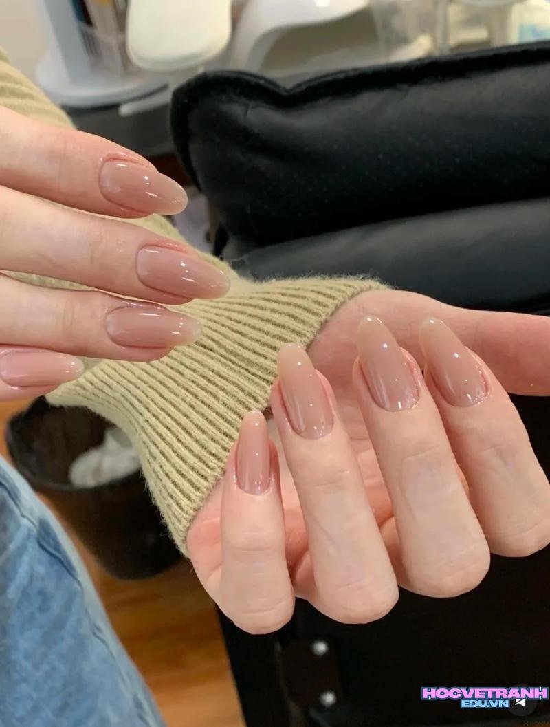 Bộ sưu tập ảnh nail màu nude mới nhất
