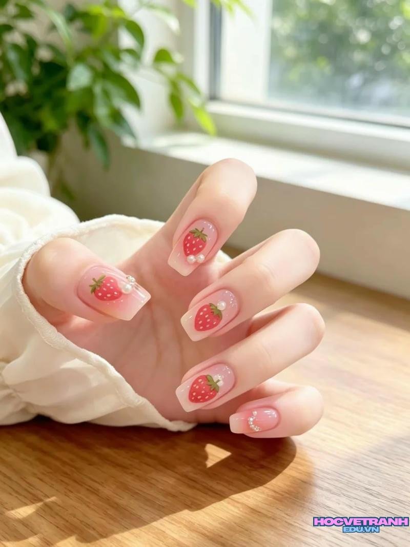 Bộ sưu tập ảnh nail trái cây chất lượng cao