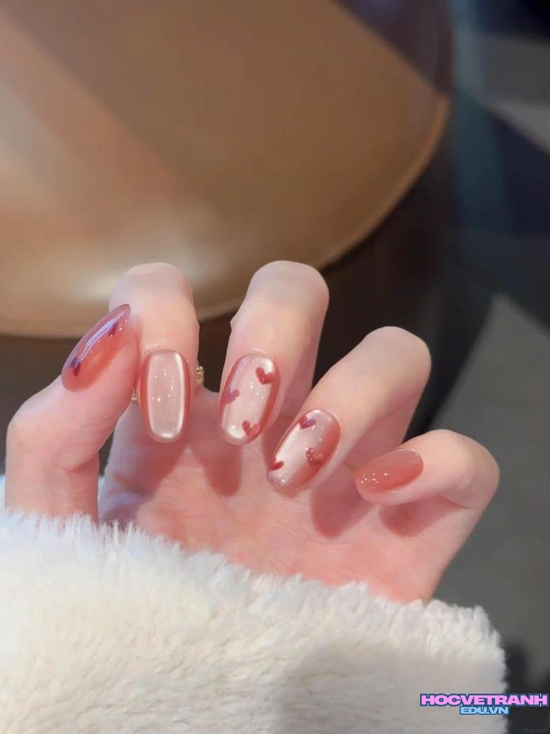 Bộ sưu tập ảnh nail trái tim chất lượng cao