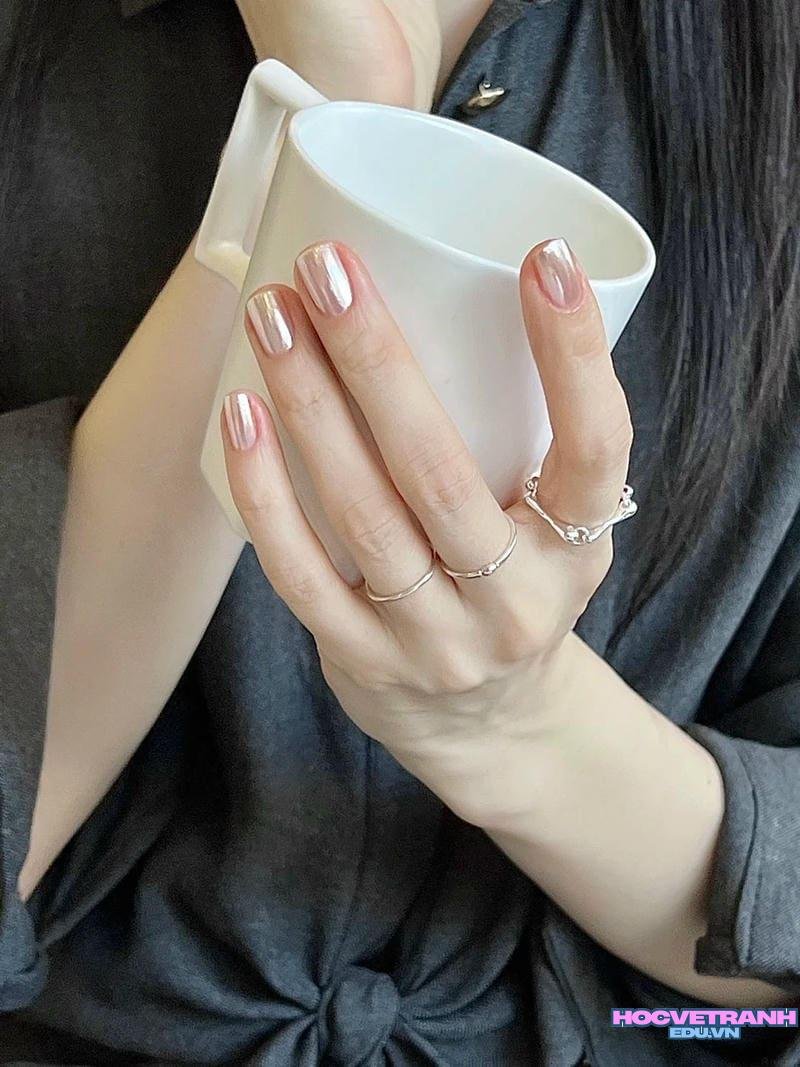 Bộ sưu tập ảnh nail tráng gương cực đẹp