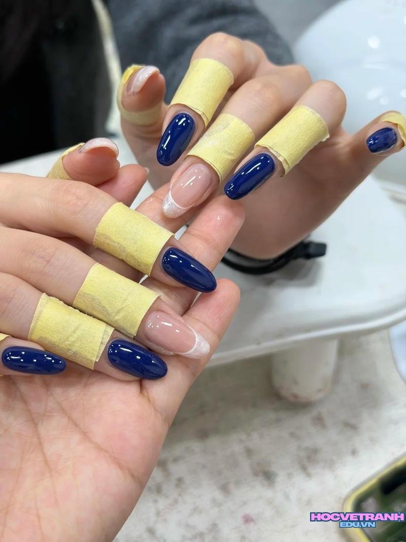 Bộ sưu tập ảnh nail xanh dương chất lượng cao