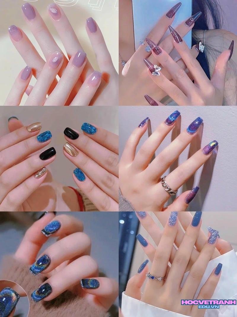 Bộ sưu tập ảnh nail xanh dương chất lượng nhất