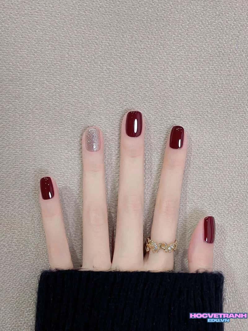 Khám phá ảnh nail 2 màu đẹp