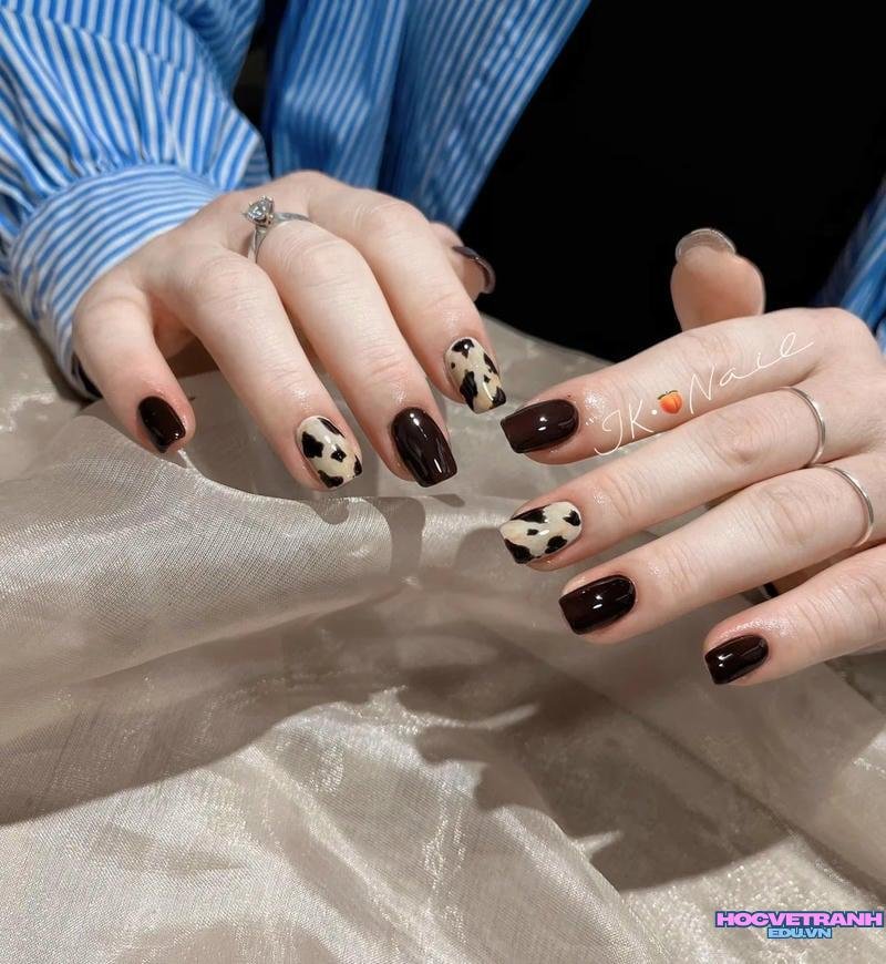 Khám phá ảnh nail bò sữa đẹp nhất