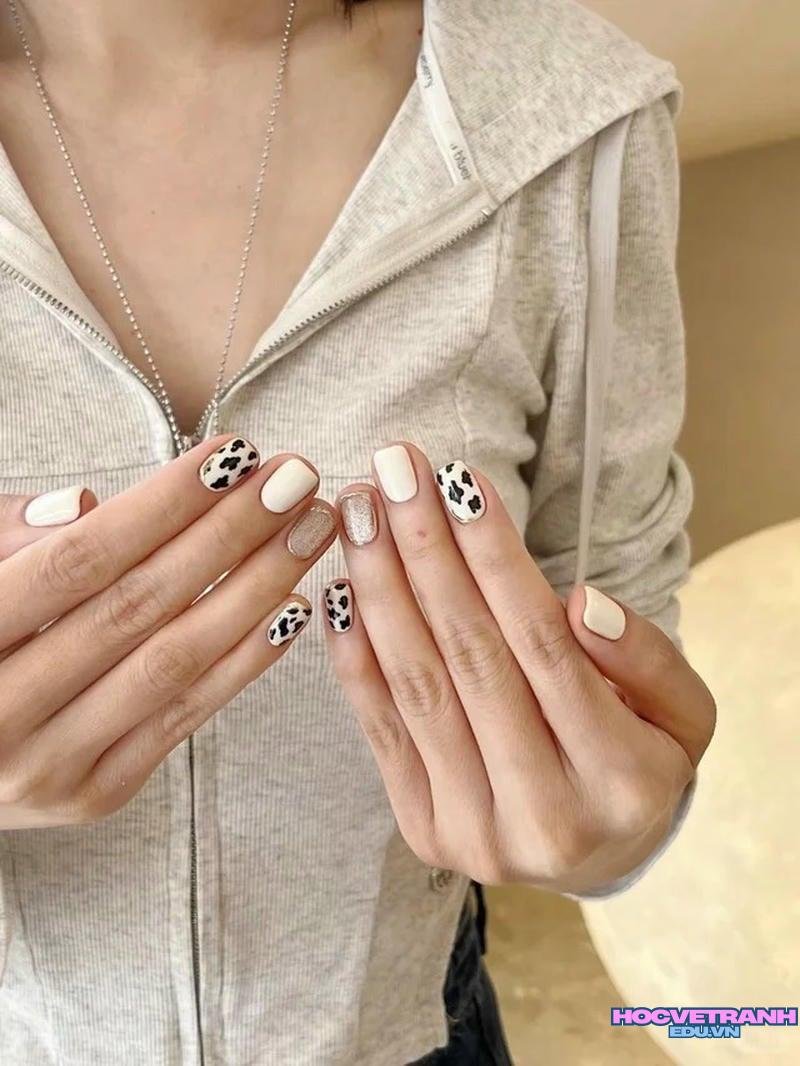 Khám phá ảnh nail bò sữa đẹp
