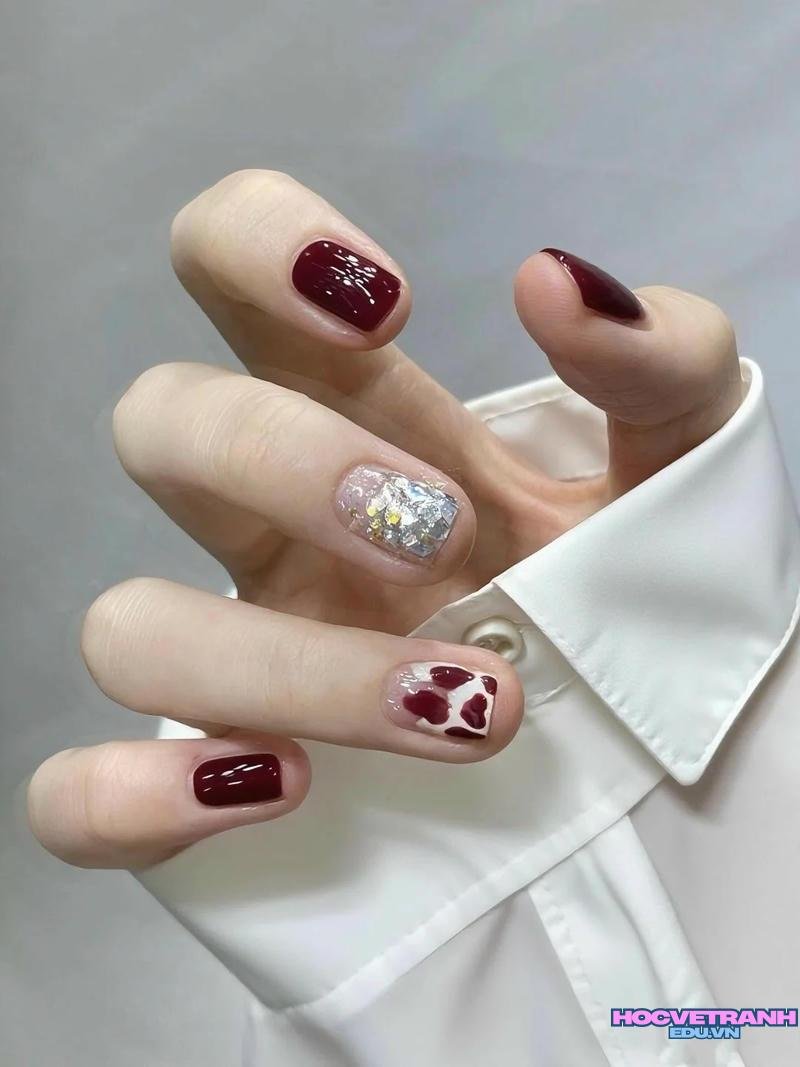 Khám phá ảnh nail bò sữa độc đáo