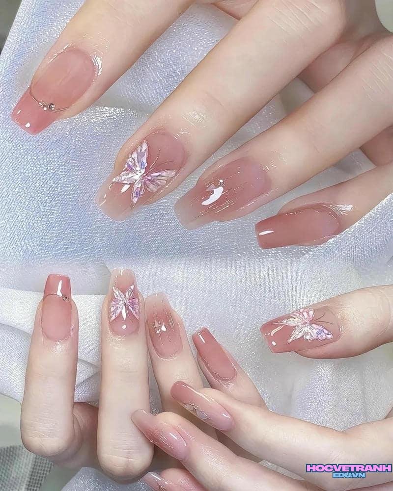Khám phá ảnh nail bướm độc đáo