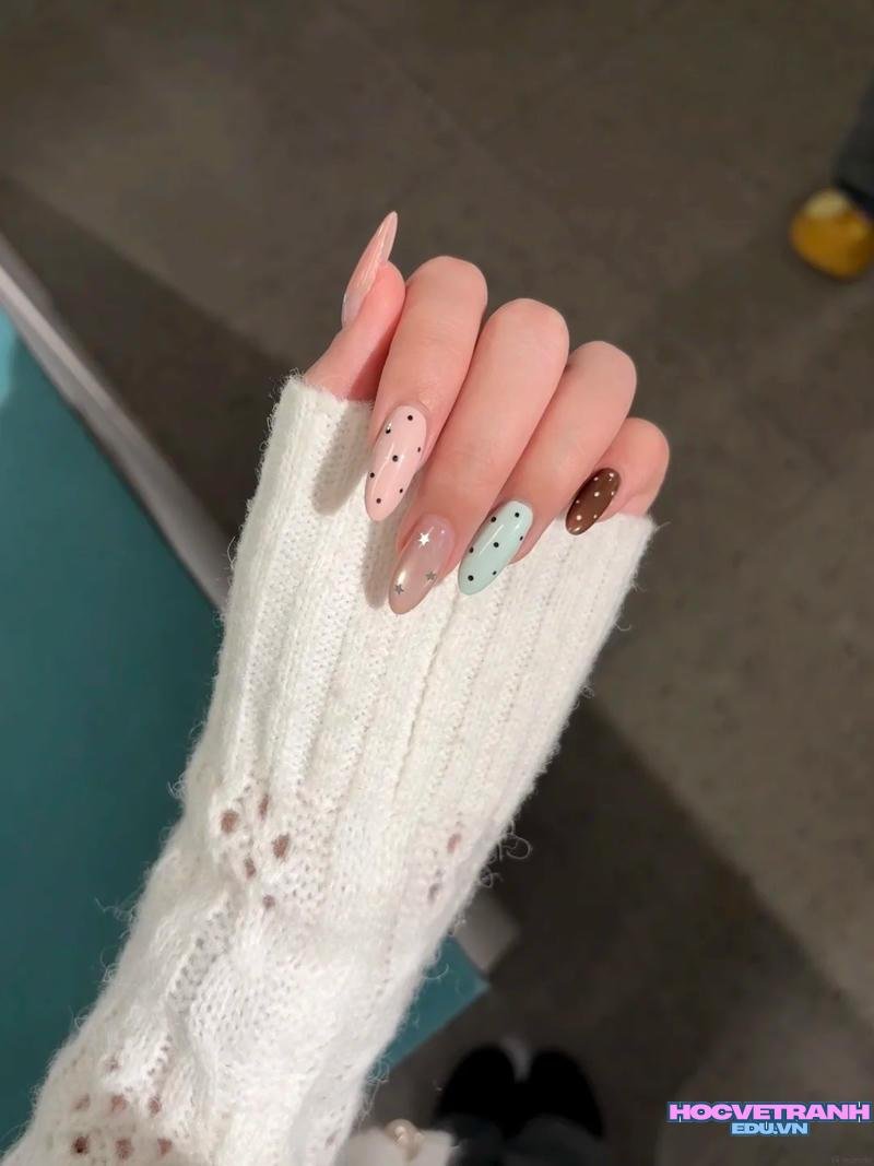 Khám phá ảnh nail chấm bi đẹp nhất