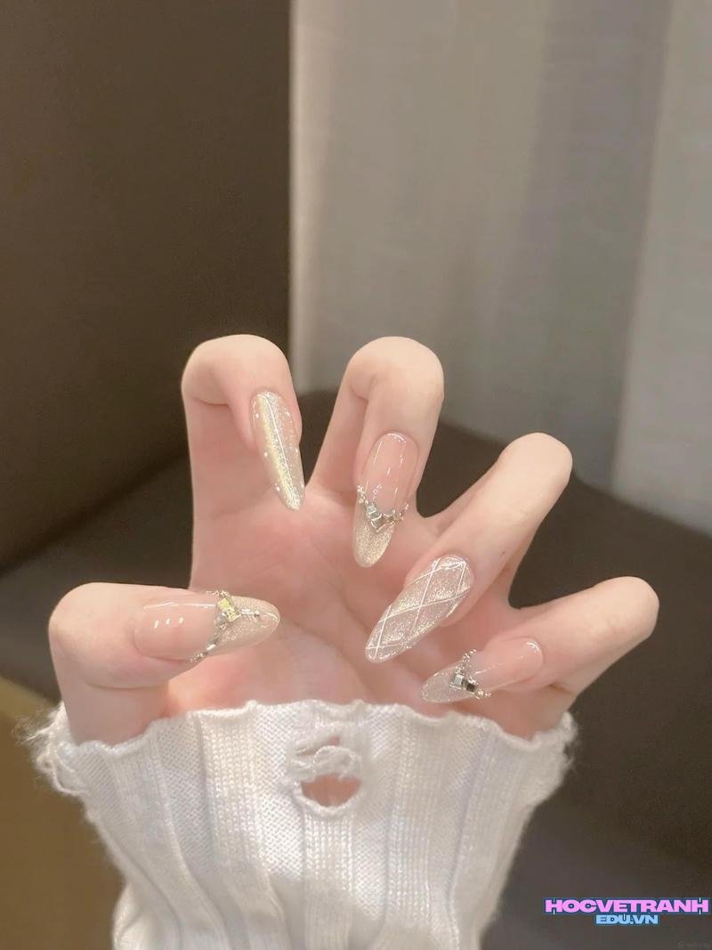 Khám phá ảnh nail cô dâu sắc nét