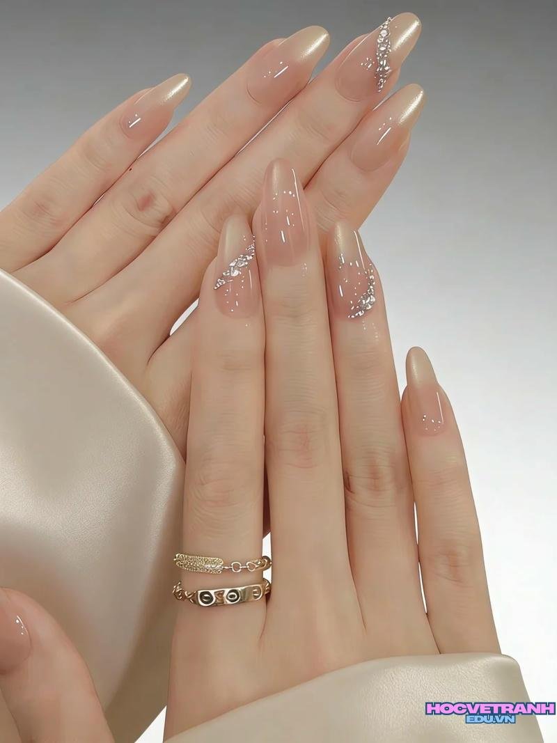 Khám phá ảnh nail đính đá đẹp độc đáo