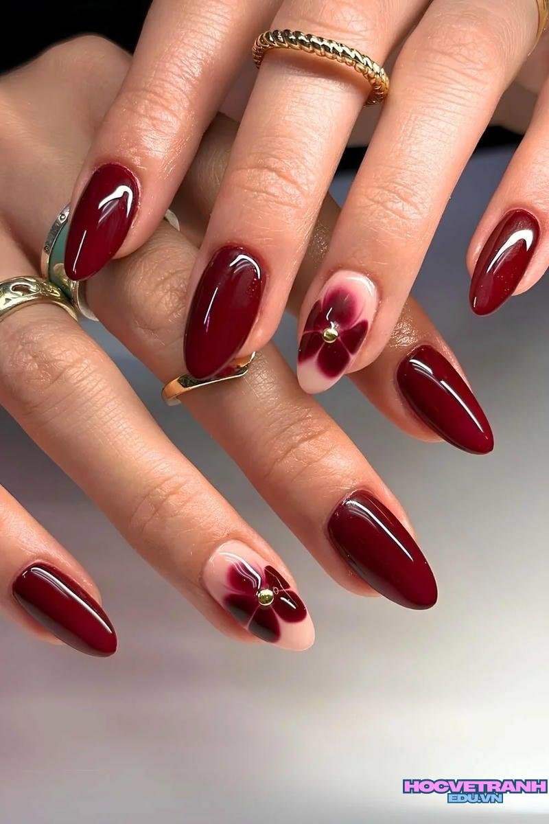 Khám phá ảnh nail đỏ đẹp cuốn hút