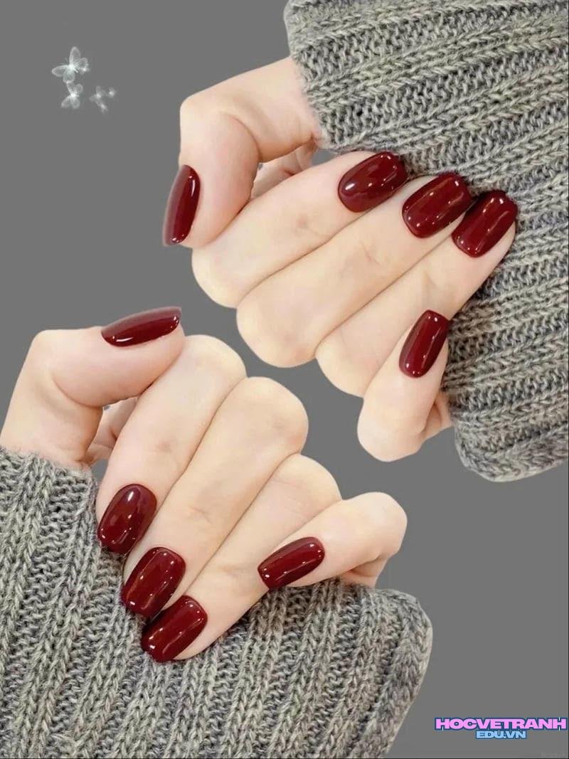 Khám phá ảnh nail đỏ đẹp sắc nét
