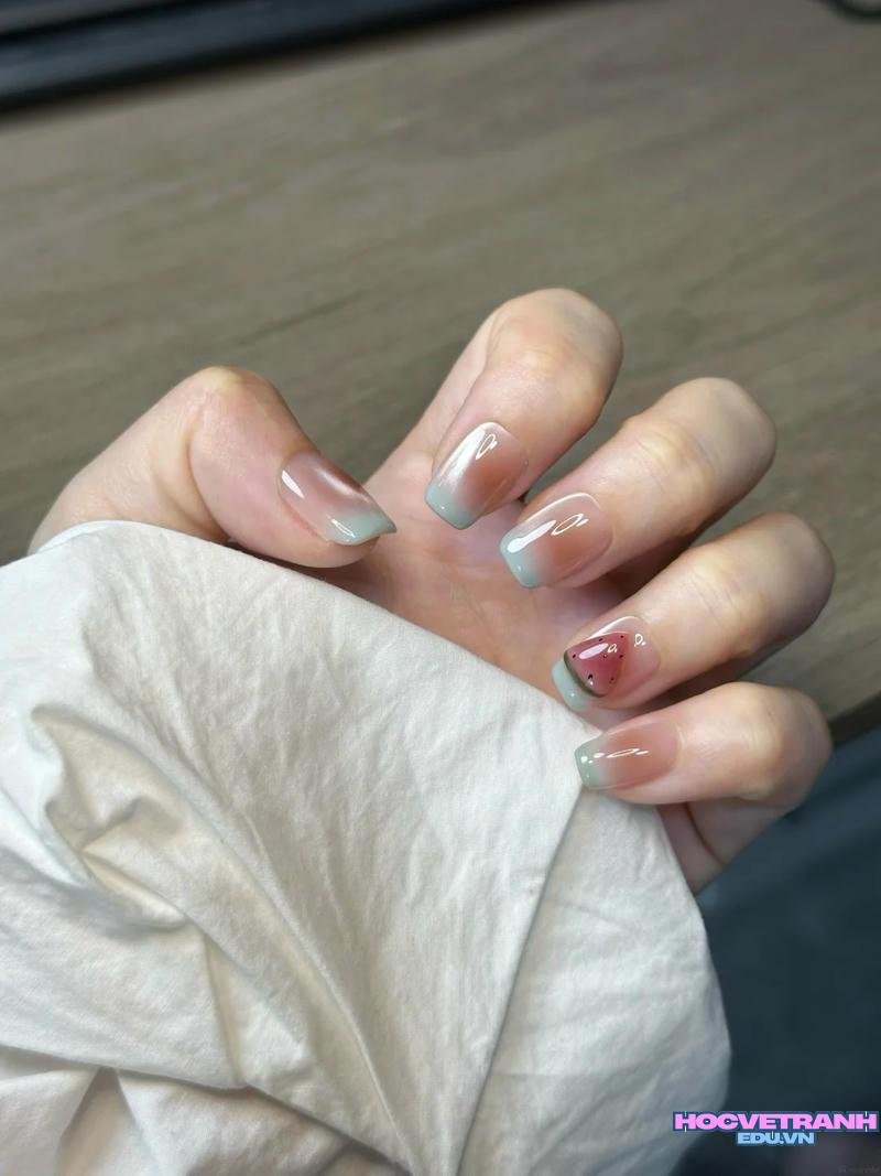Khám phá ảnh nail dưa hấu đẹp