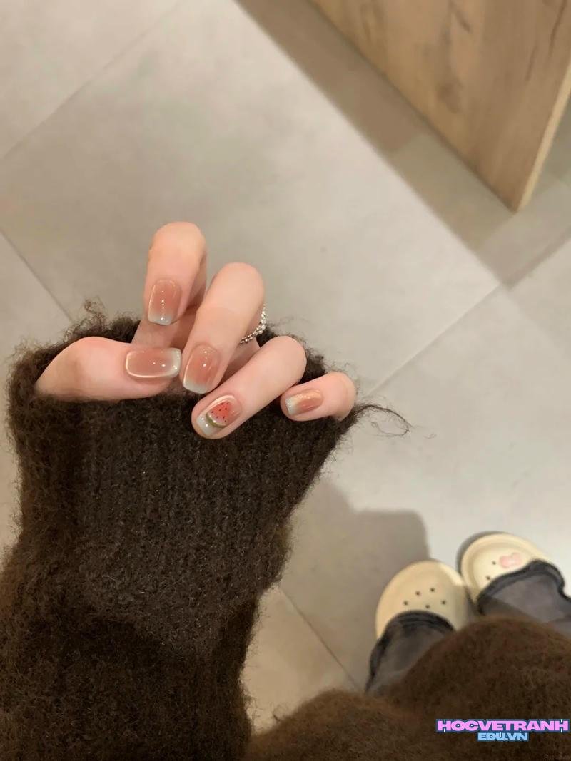 Khám phá ảnh nail dưa hấu sắc nét