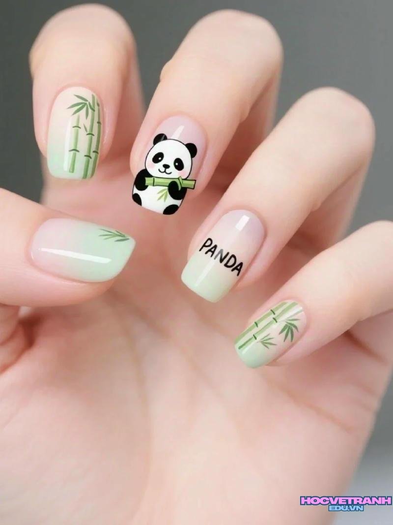 Khám phá ảnh nail gấu cuốn hút