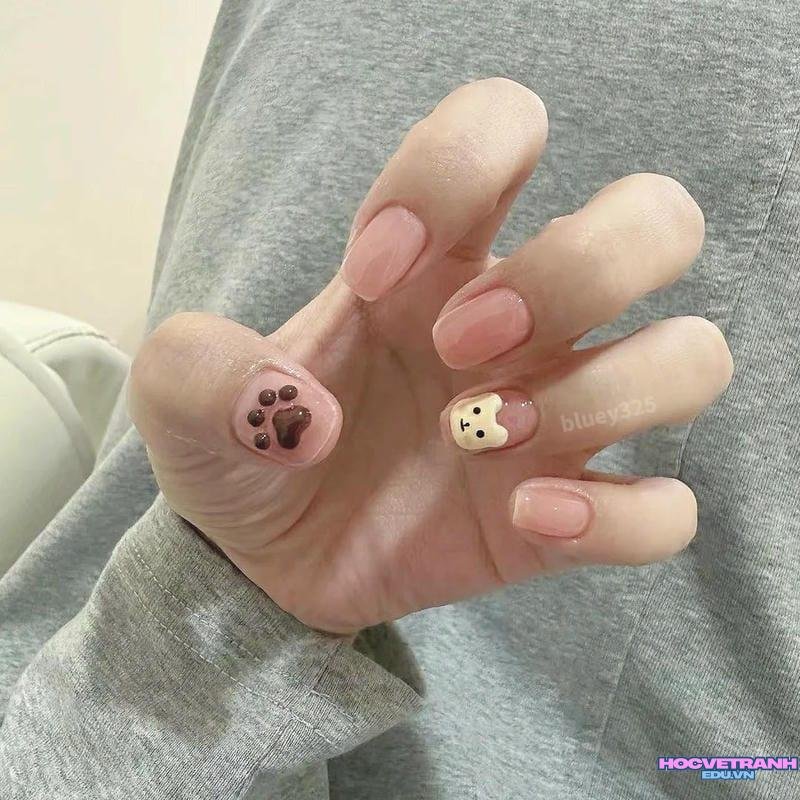 Khám phá ảnh nail gấu đẹp nhất