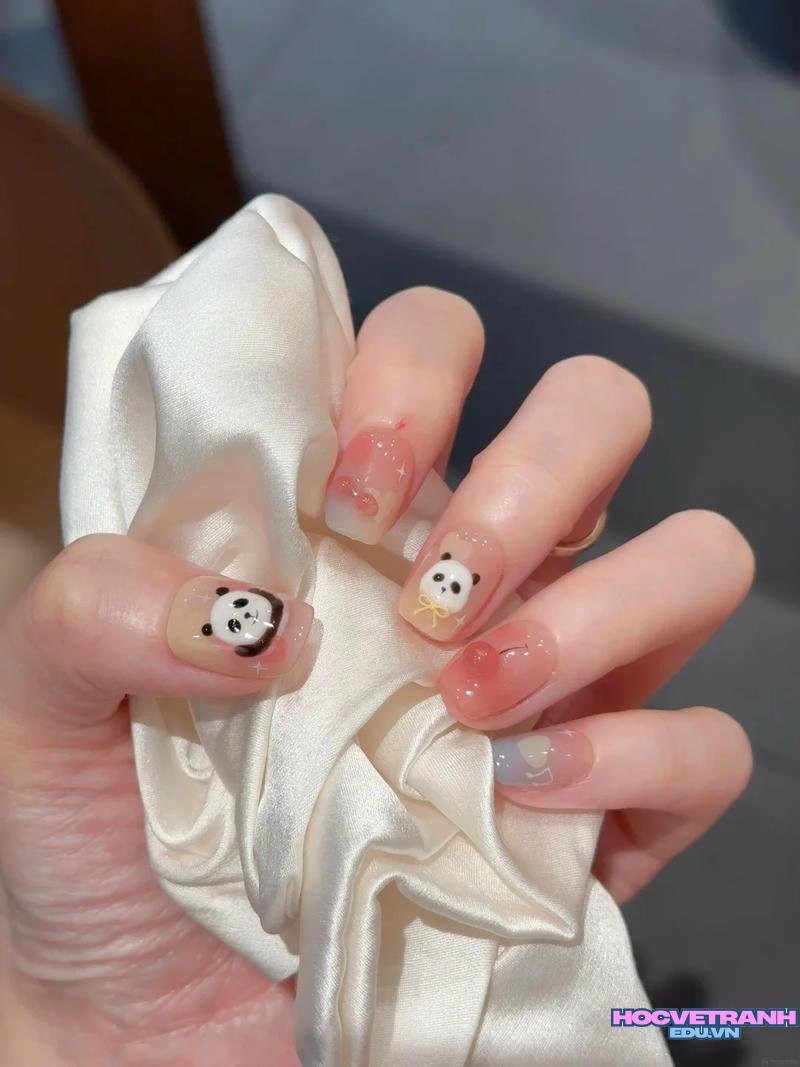 Khám phá ảnh nail gấu trúc đẹp nhất