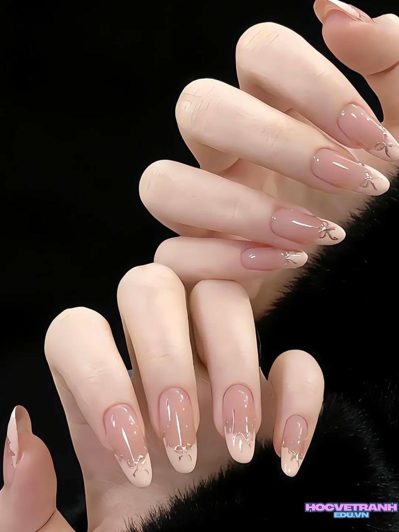 Khám phá ảnh nail màu nude đẹp