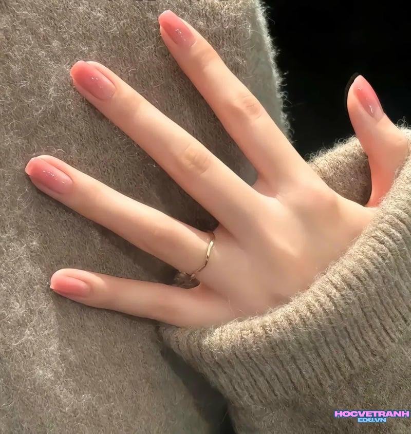 Khám phá ảnh nail màu nude sắc nét