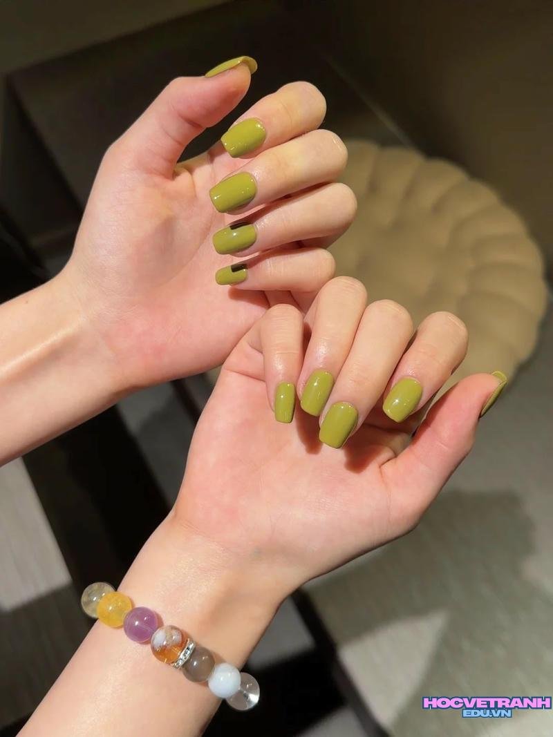 Khám phá ảnh nail màu xanh bơ đẹp nhất