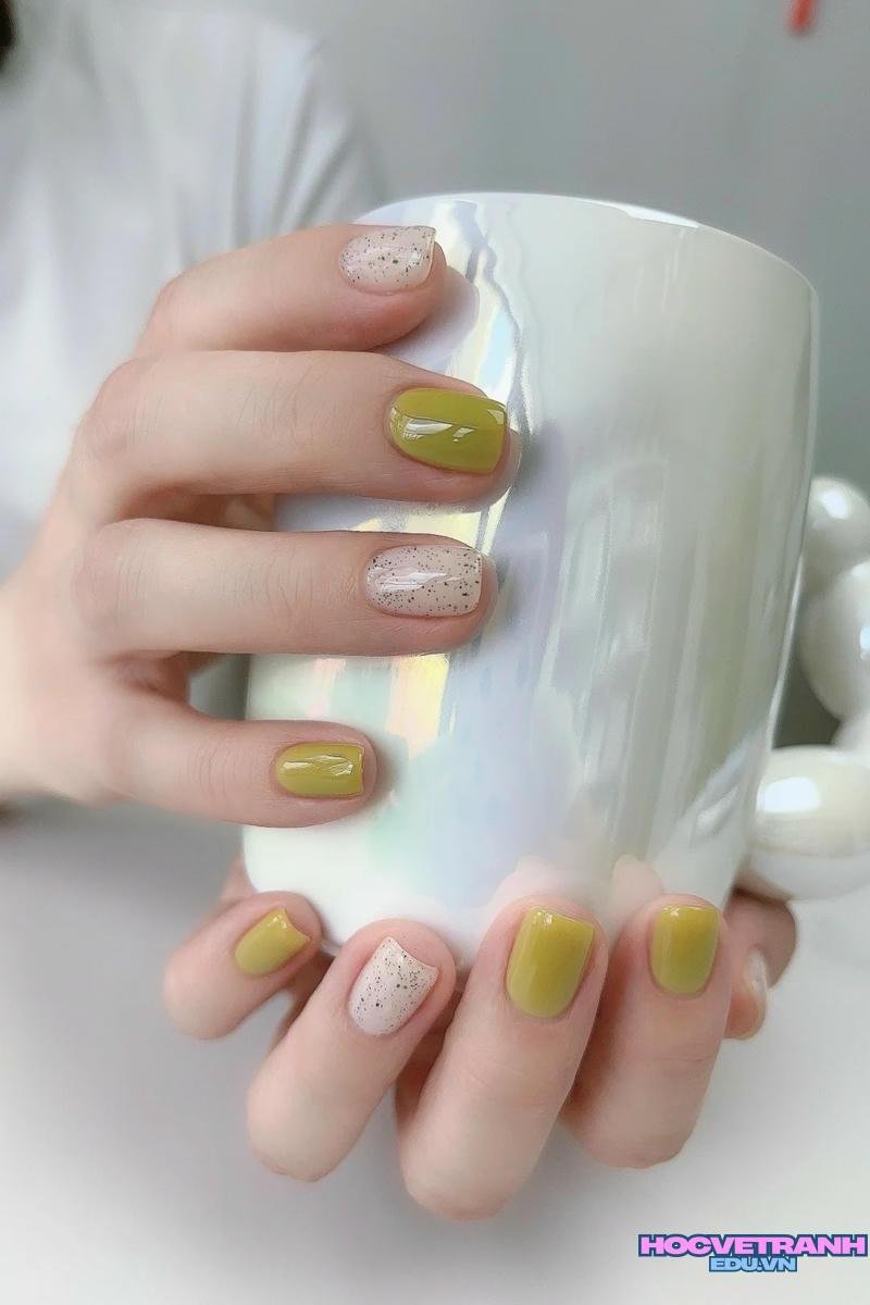 Khám phá ảnh nail màu xanh bơ đẹp