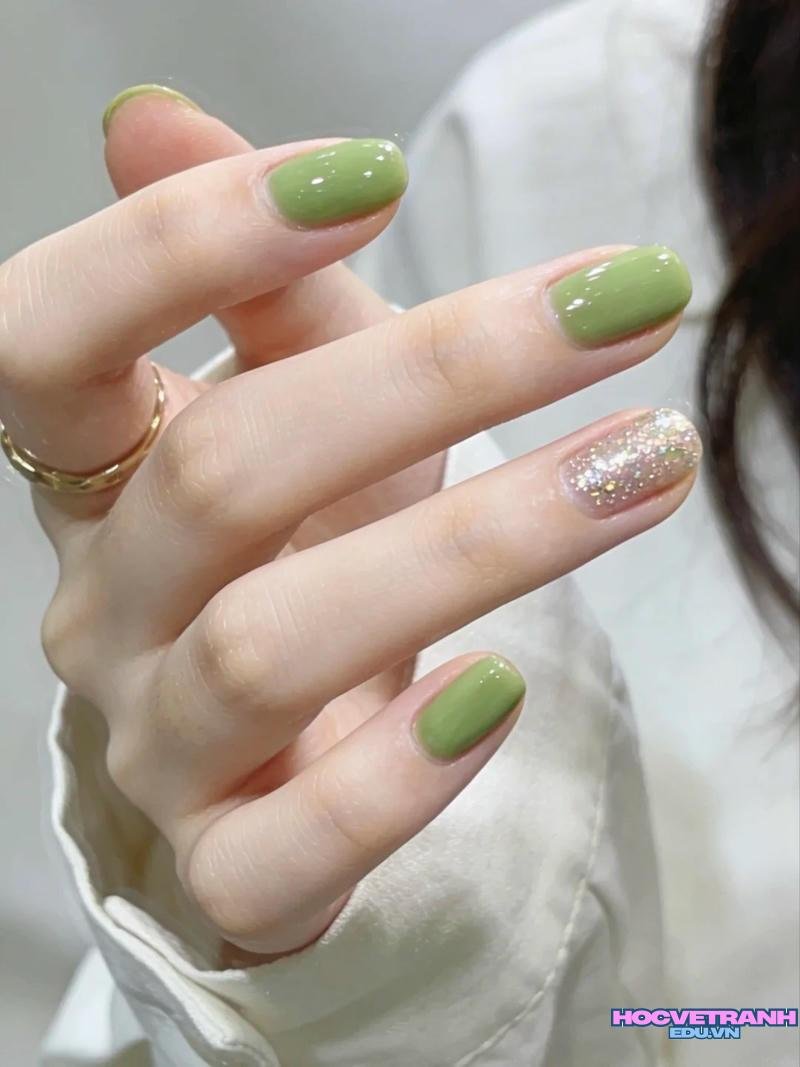 Khám phá ảnh nail màu xanh lá đẹp nhất