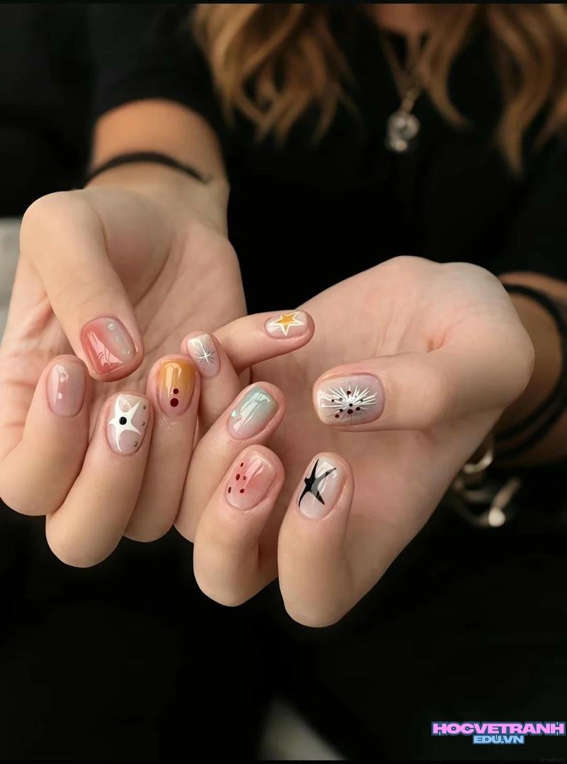 Khám phá ảnh nail móng vuông độc đáo