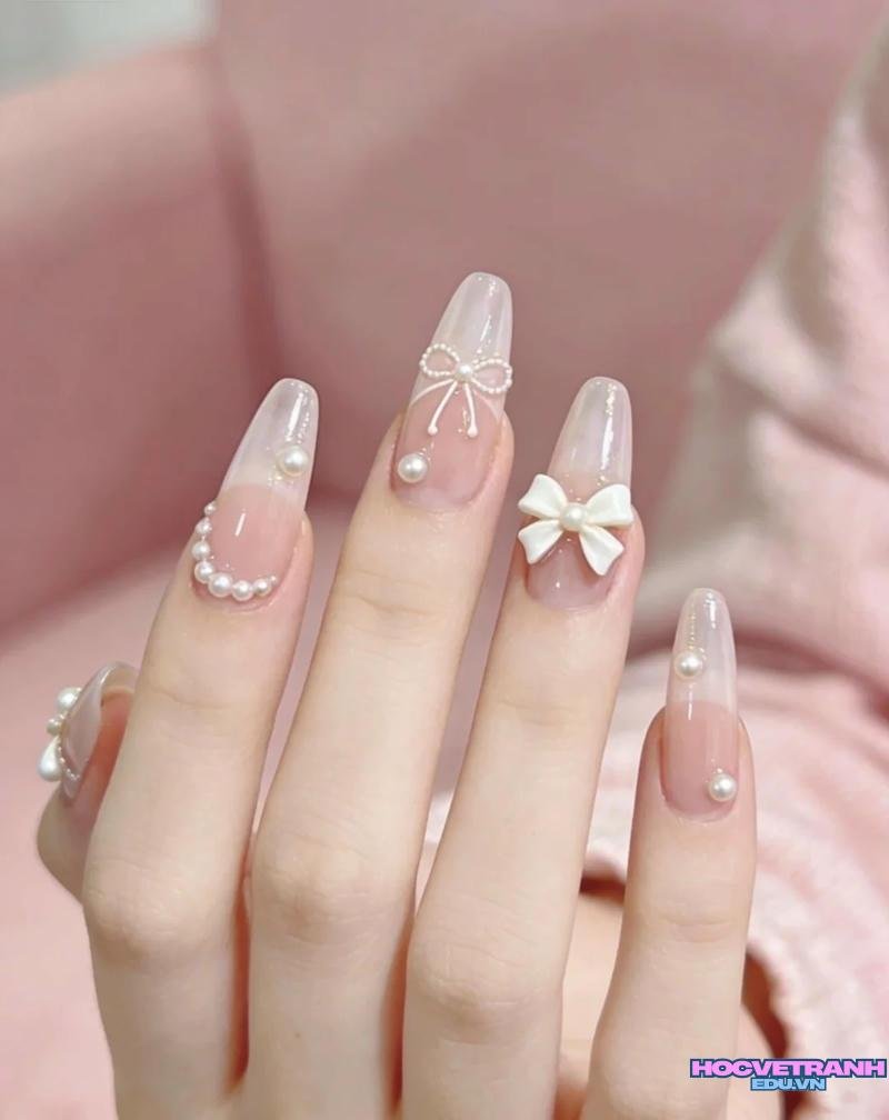 Khám phá ảnh nail ngọc trai đẹp nhất