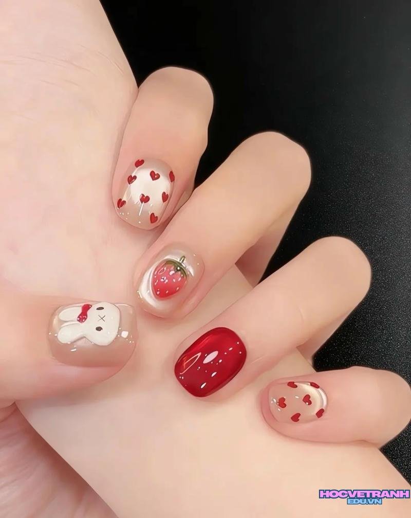 Khám phá ảnh nail trái cây sắc nét