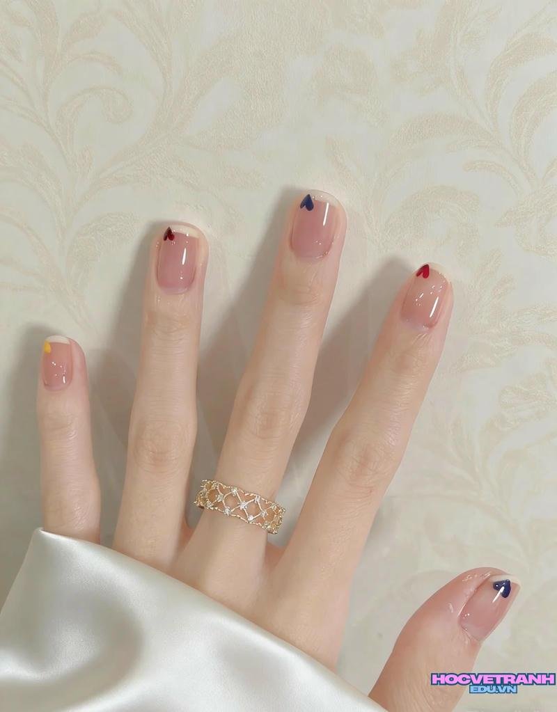 Khám phá ảnh nail trái tim đẹp
