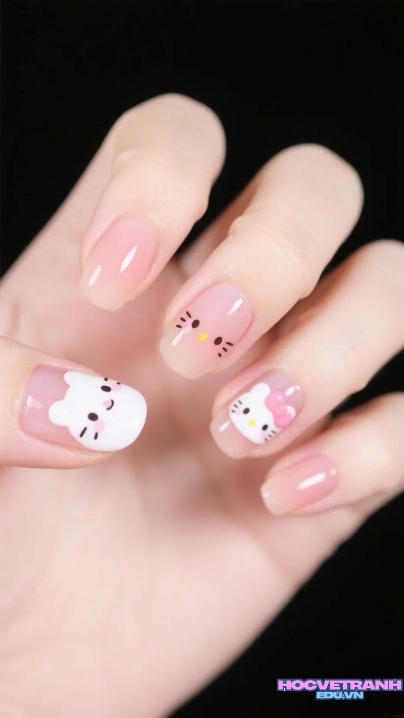 Khám phá ảnh nail vẽ cute đẹp