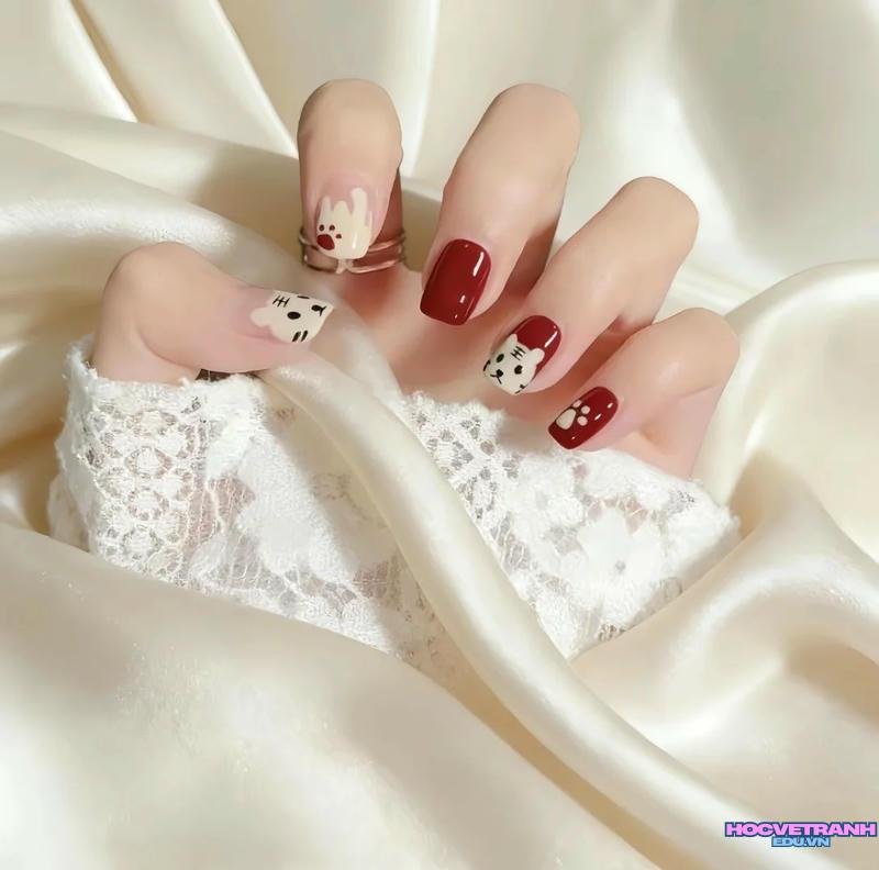 Khám phá ảnh nail vẽ cute độc đáo