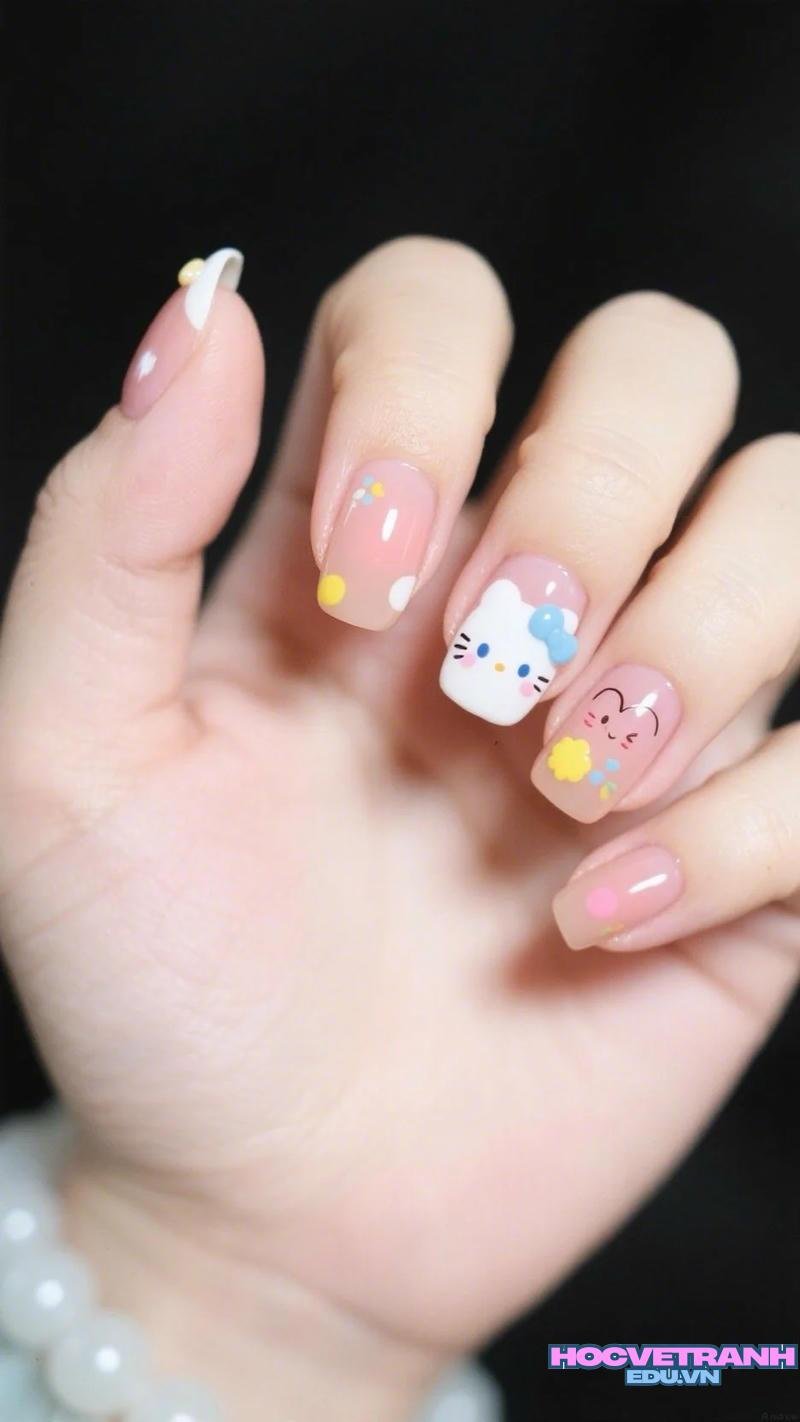 Khám phá ảnh nail vẽ cute thu hút