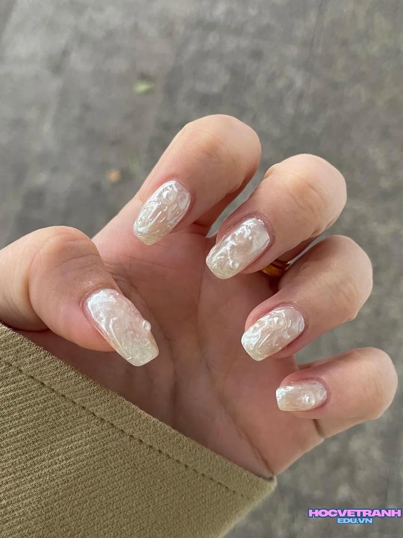 Khám phá kho ảnh nail ẩn xà cừ cực đẹp