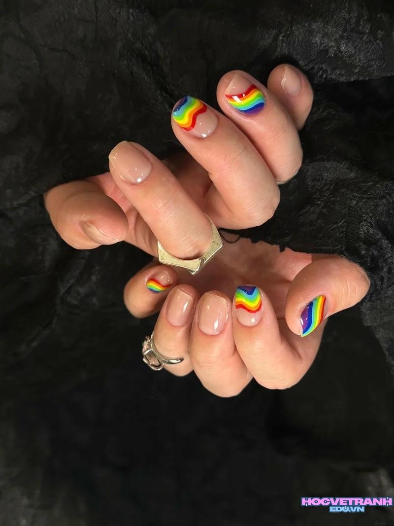 Khám phá kho ảnh nail cầu vồng cực đẹp