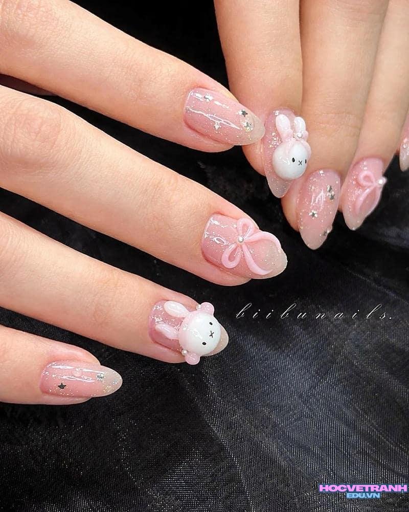 Khám phá kho ảnh nail con thỏ cuốn hút